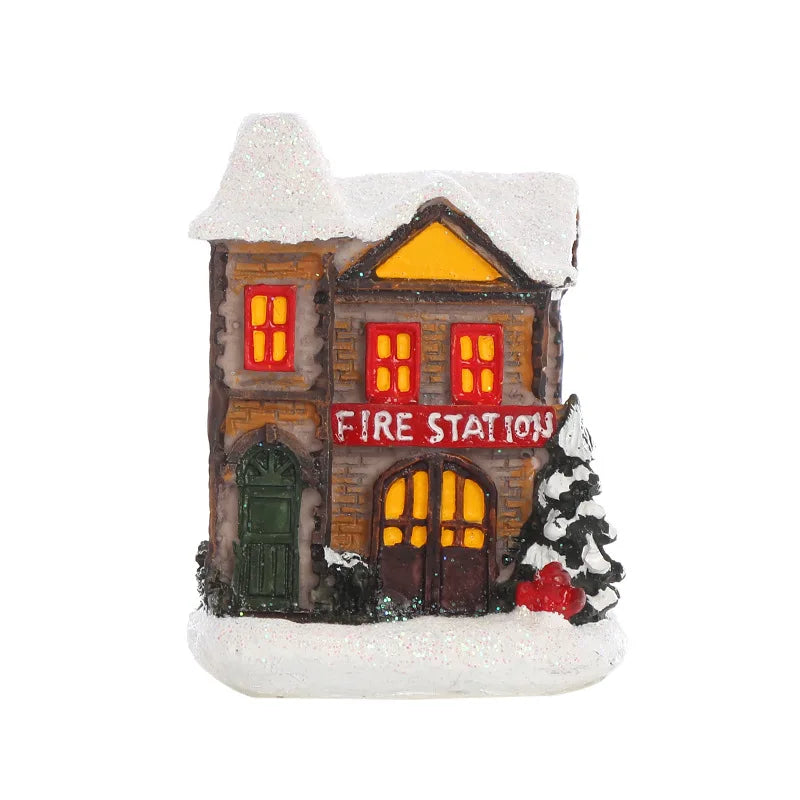 Christmas LED Glowing House Ornament