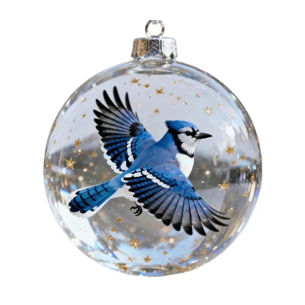 Christmas Clear Glass Ball Ornaments