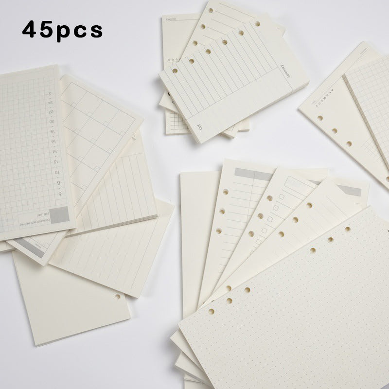 Loose Leaf Notebook Refill Paper Set