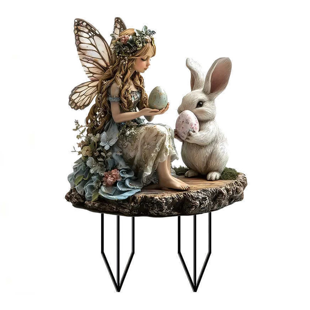 Easter Acrylic Garden Sign