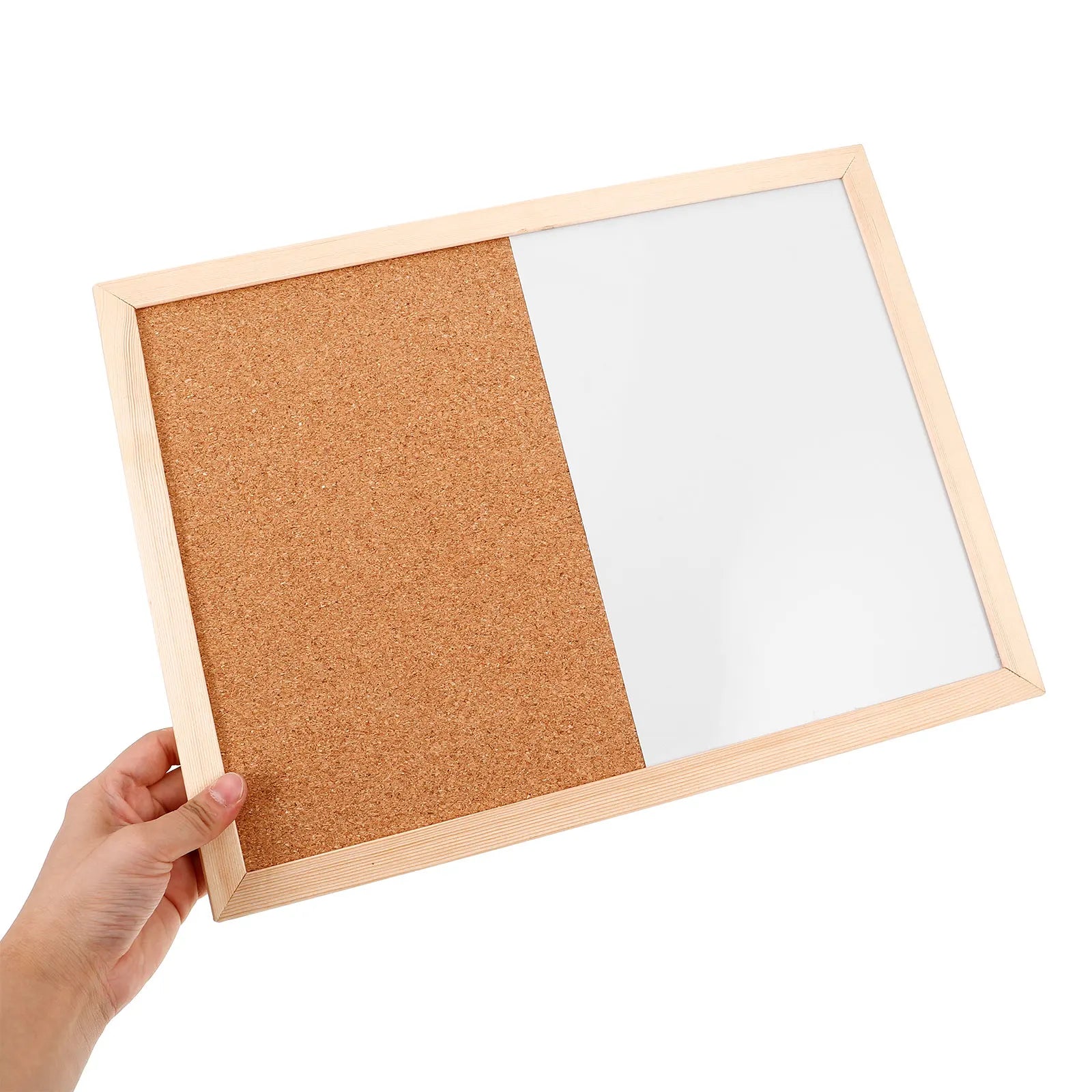 Framed Cork & Whiteboard Note Board