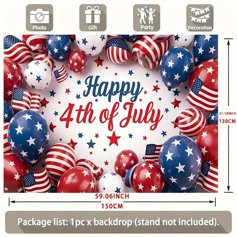4th of July Patriotic Party Banner