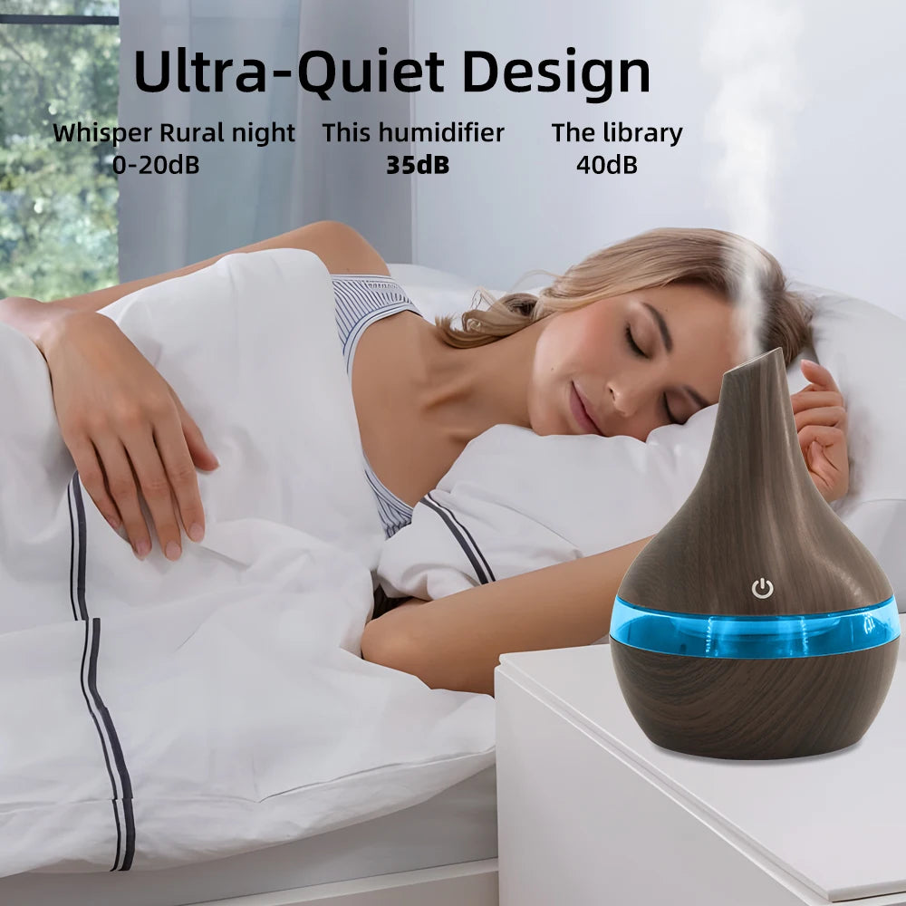300ml Portable USB Humidifier & Diffuser