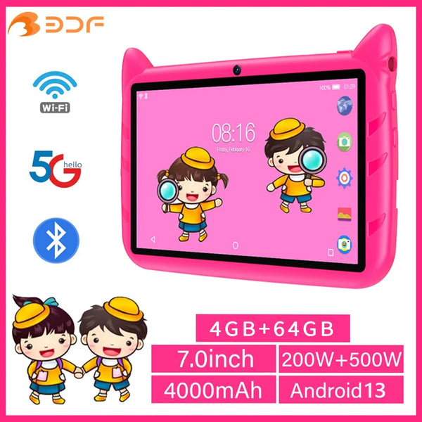 BDF 7" Kids Tablet – 4GB+64GB