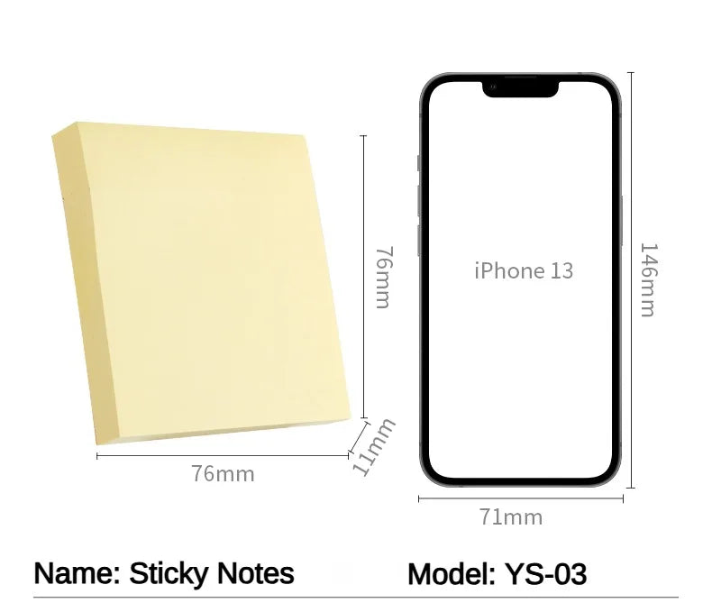 M&G 76x76mm Sticky Notes