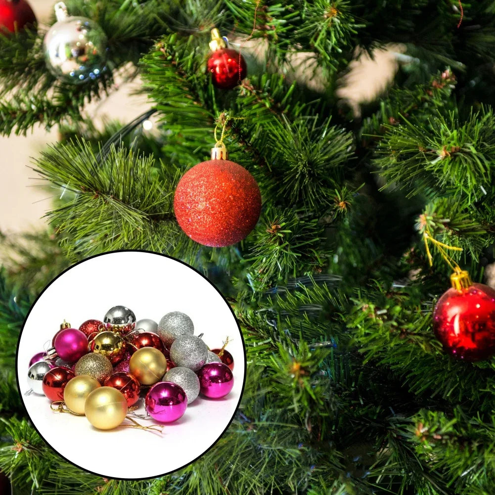 24PCS Christmas Tree Ball Ornaments