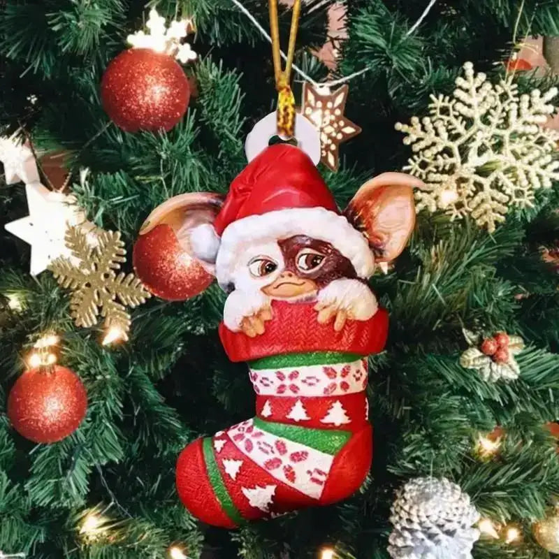 Gremlins Santa Hat Christmas Tree Pendant