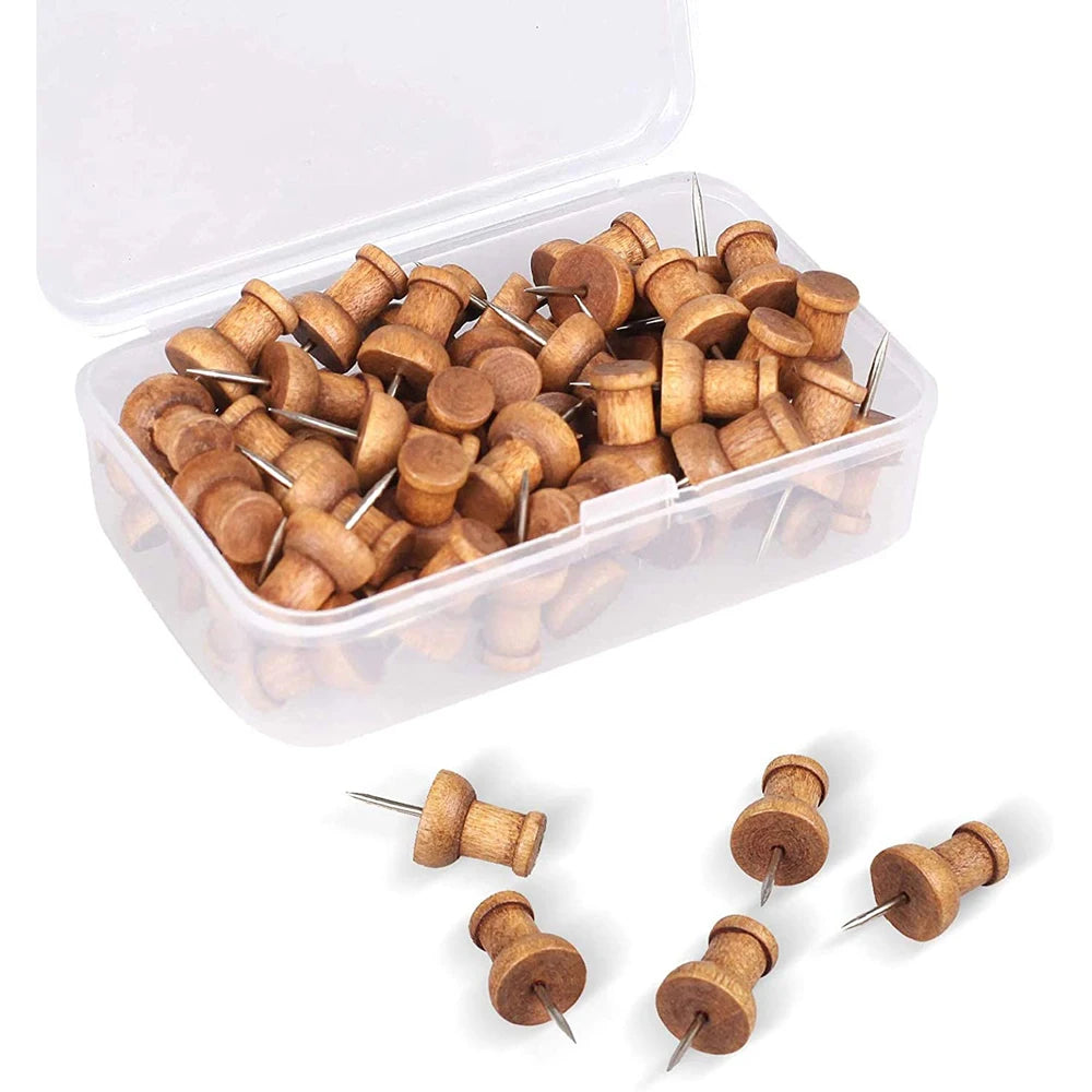 Wooden Push Pins