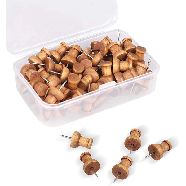 Wooden Push Pins