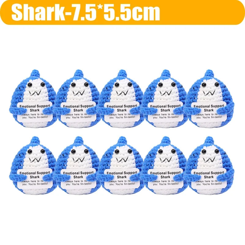 Funny Crochet Positive Energy Doll Set