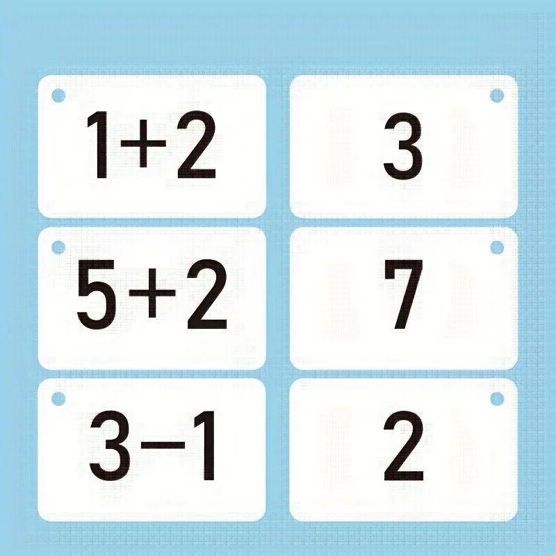 270pcs Math Flash Cards Set (Addition & Subtraction)