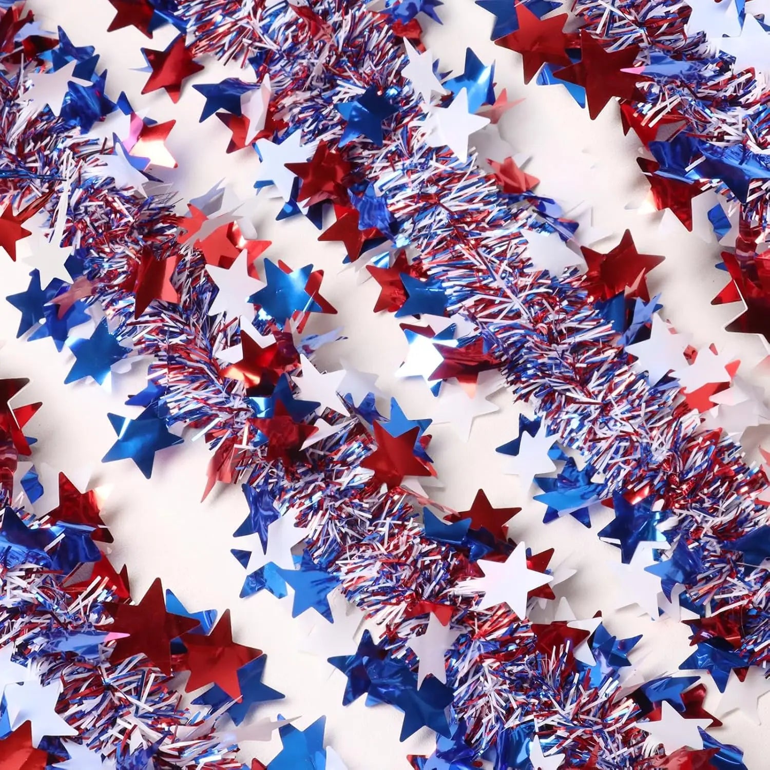 Patriotic Star Garland