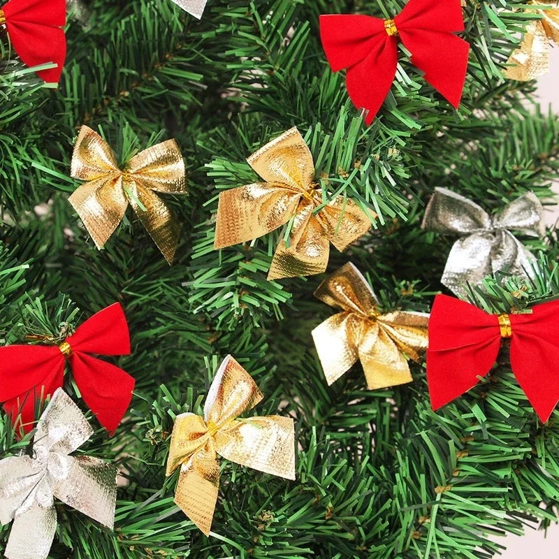 12pcs Mini Christmas Bows