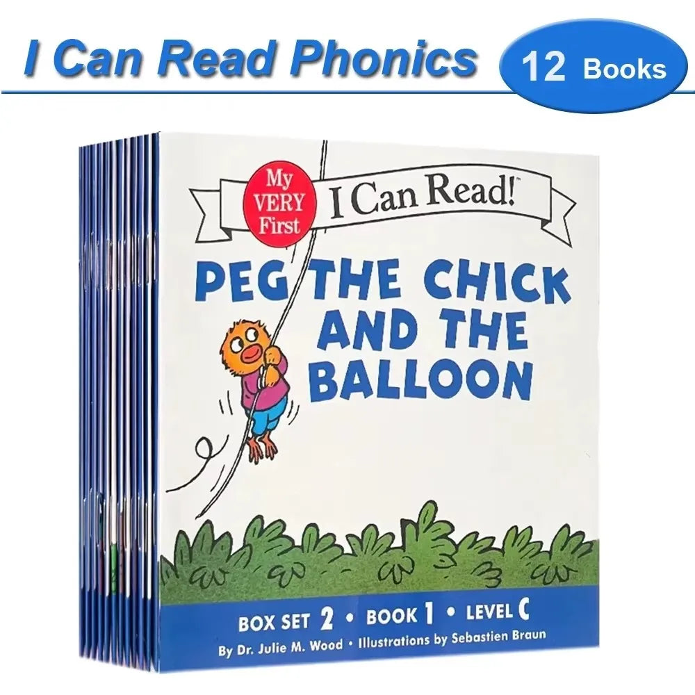 12-Book Phonics & Picture Story Set