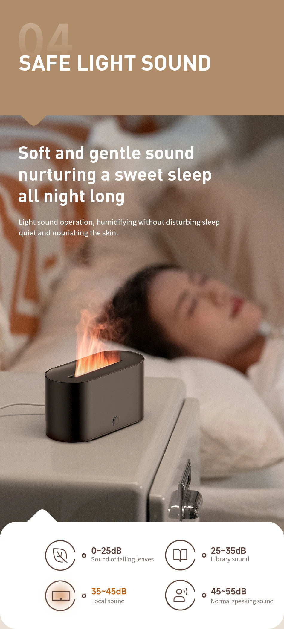 Mini Flame Aromatherapy Humidifier