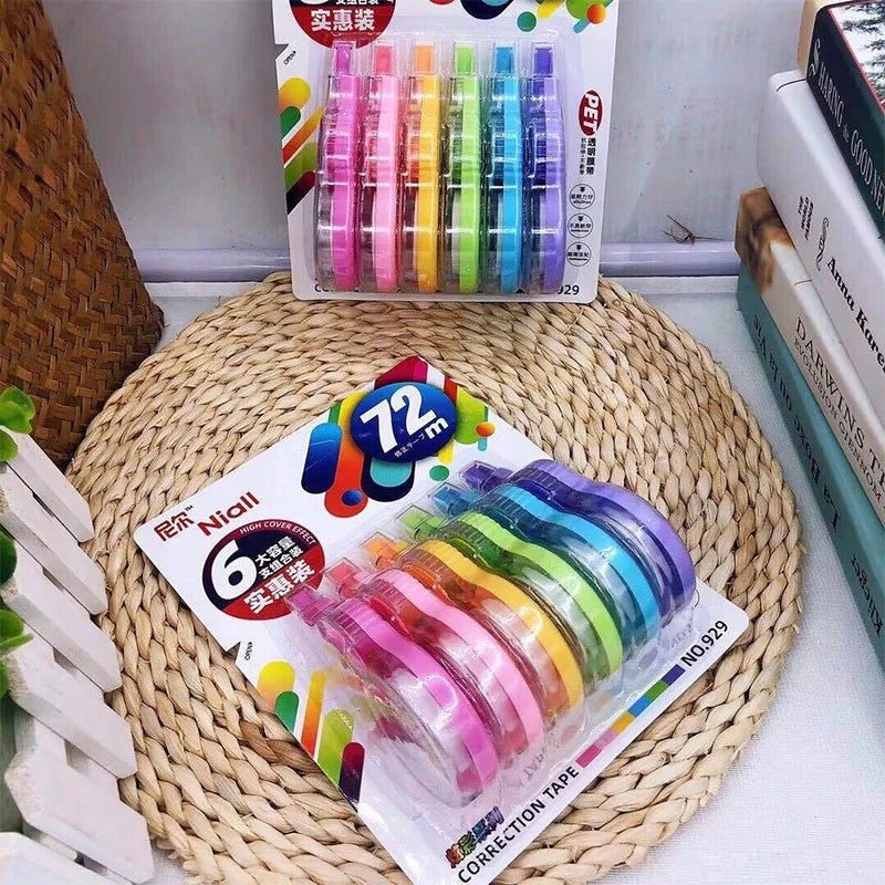 6PCS Corrector Tape
