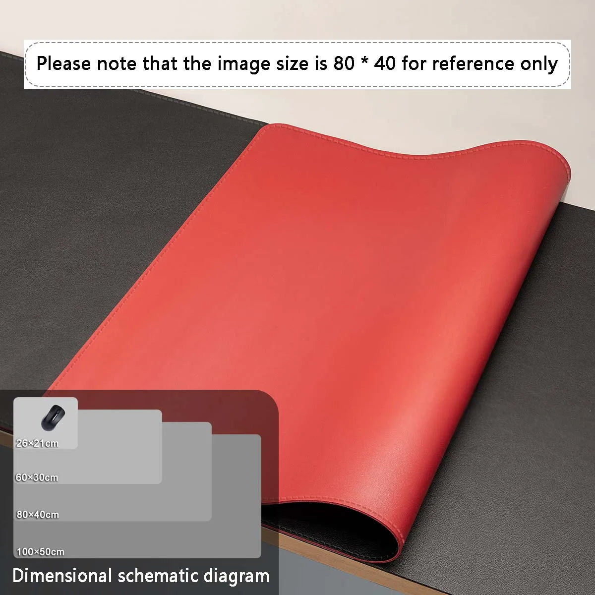 Large PU Leather Desk Mat