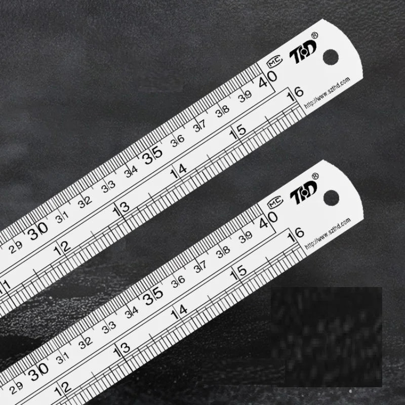 Double-Sided Stainless Steel Ruler