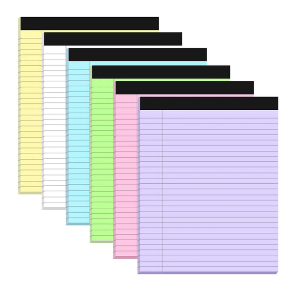 Legal Pads 8.5x11 Wide Ruled – 40 Sheets