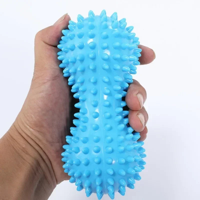 Spiky Peanut Massage Ball – Inflatable PVC Yoga & Fitness Tool