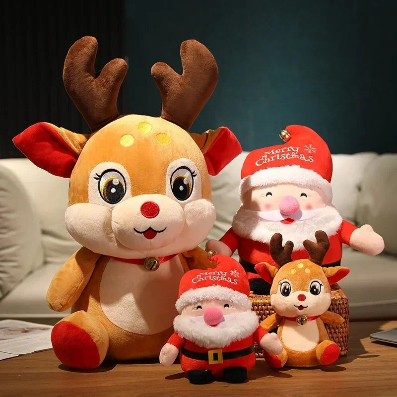 Cute  – Santa, Elk & Snowman