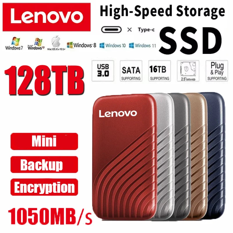 Lenovo High-Speed Portable SSD