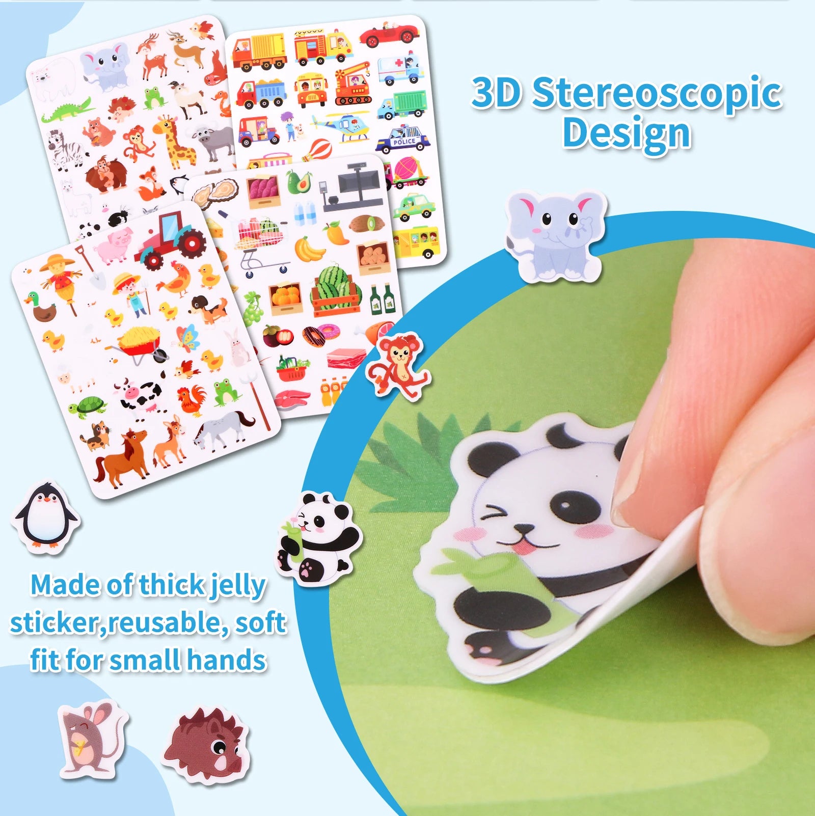 Kids’ Reusable DIY Sticker Book
