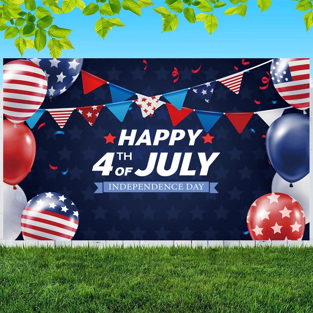 4th of July Party Banner
