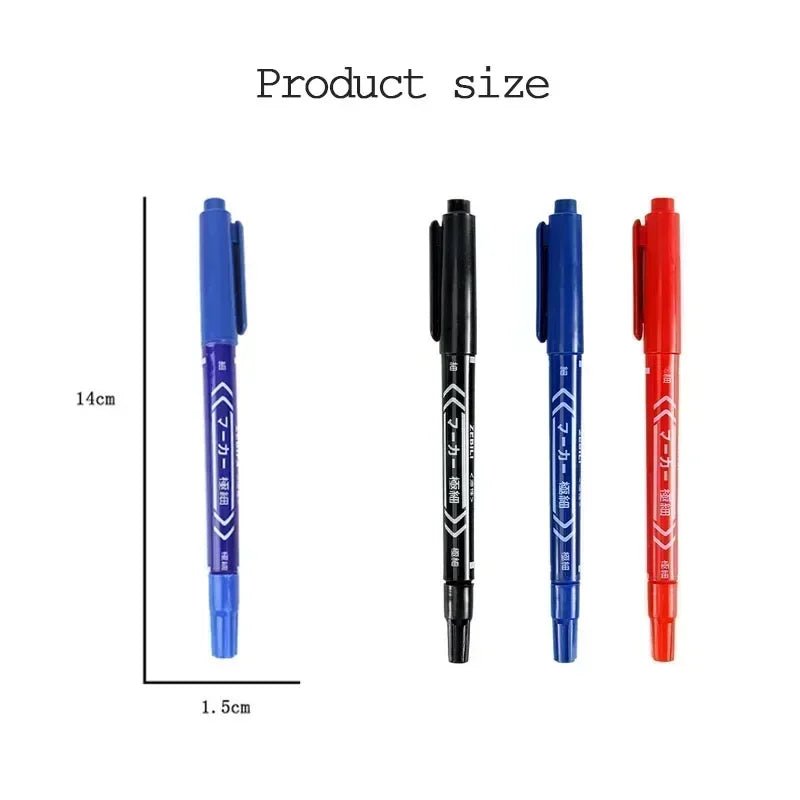 Permanent Marker Pens – Twin Tip Fine & Bold