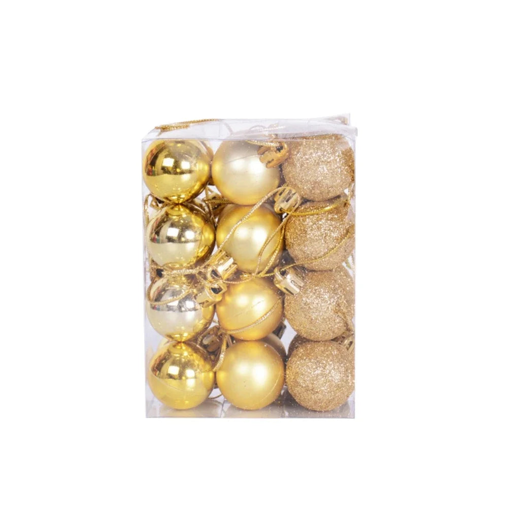 24PCS Christmas Tree Ball Ornaments