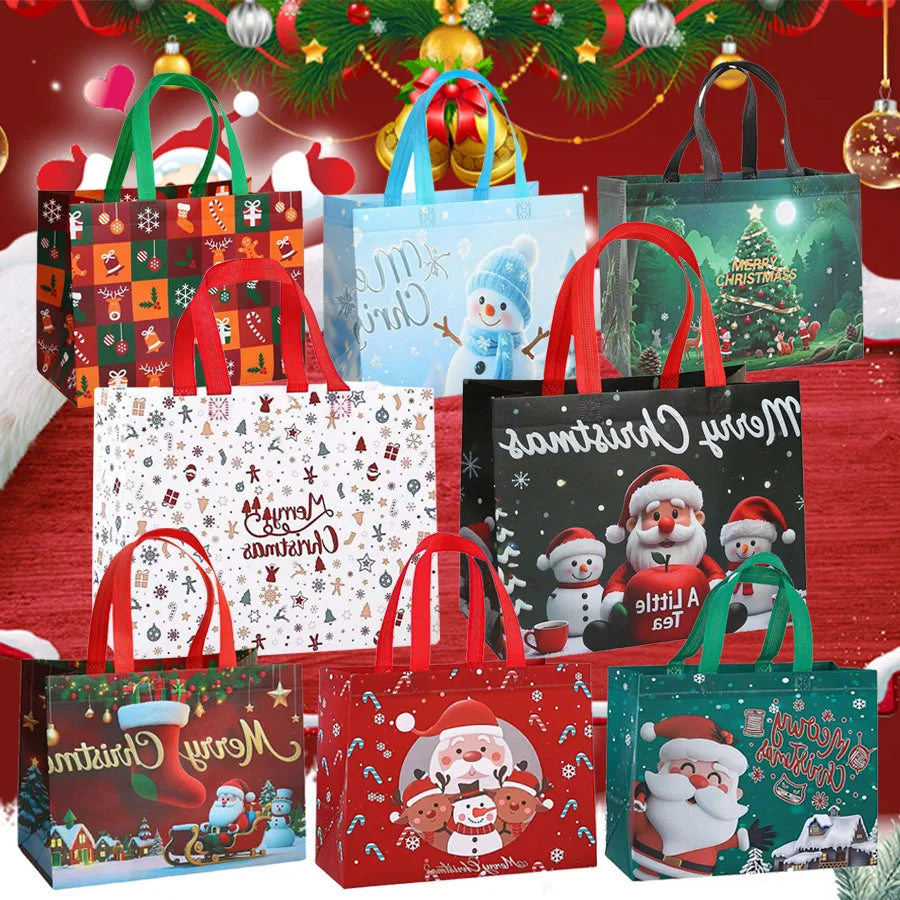 Large Reusable Santa Christmas Gift Bag