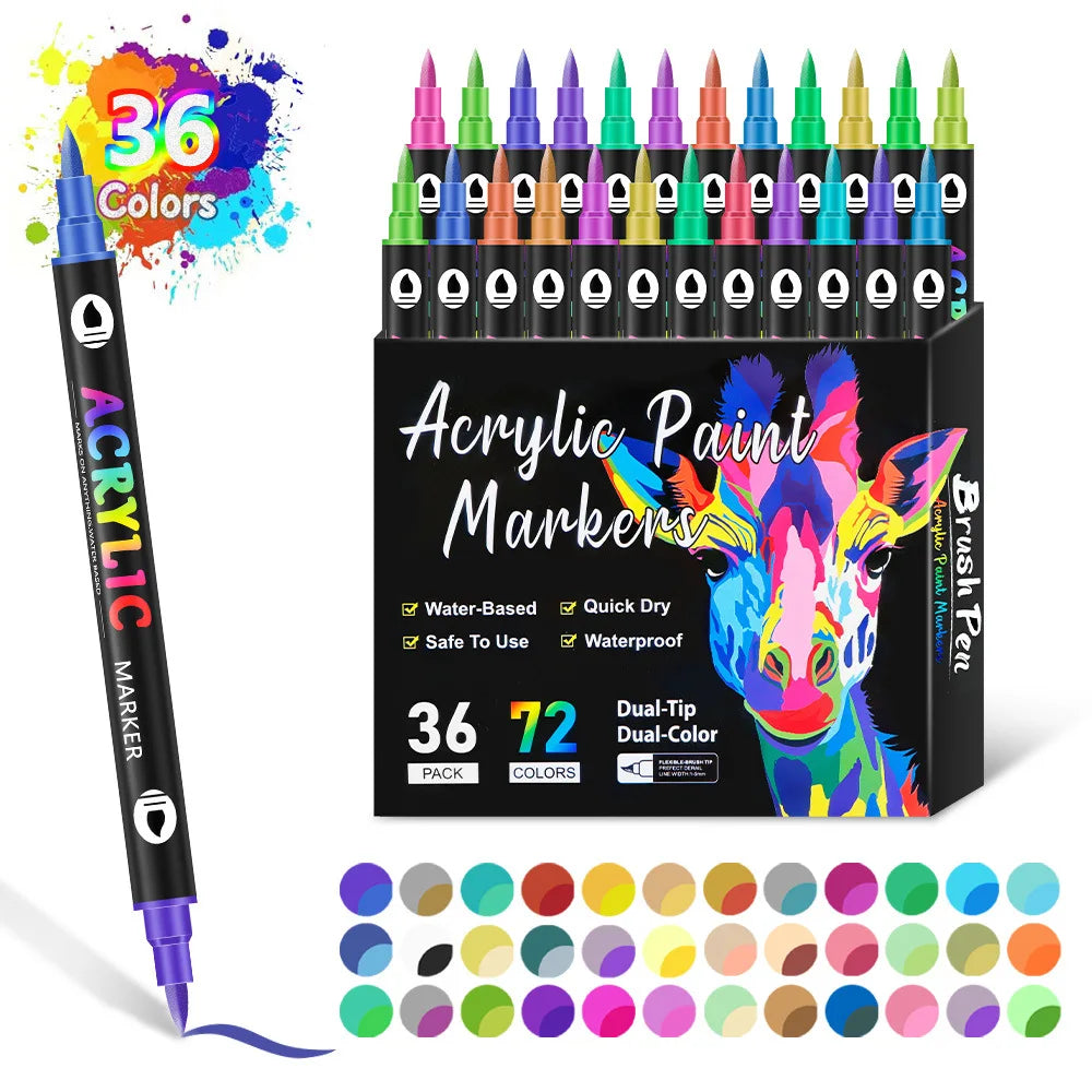 Acrylic Paint Markers Set