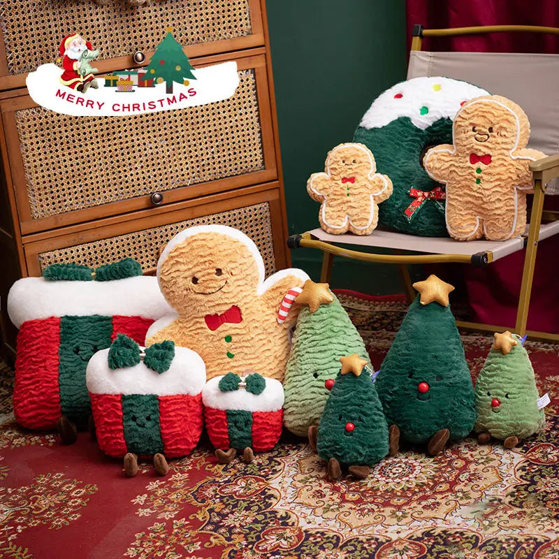 Cute  – Santa, Elk & Snowman