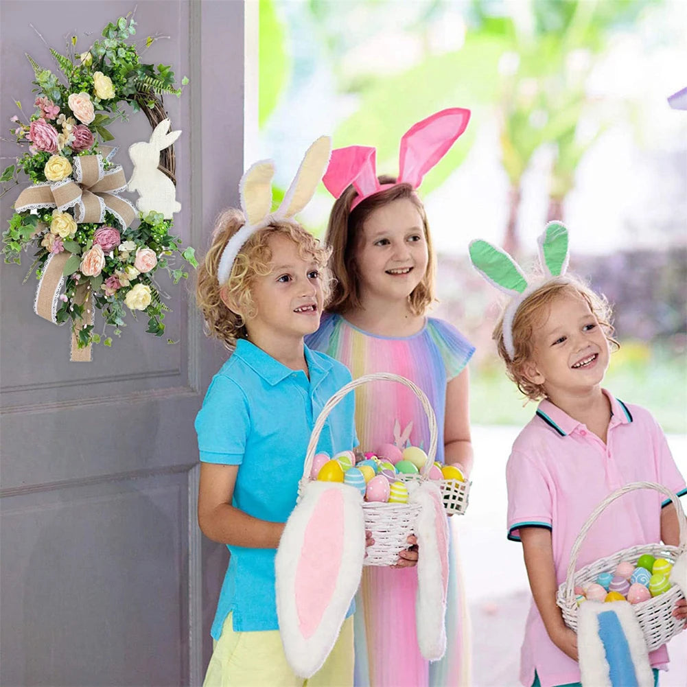 Easter Bunny Spring Wreath