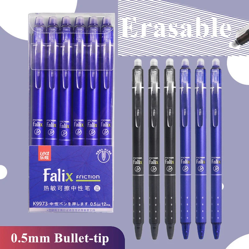Gel Pen Set – Black & Blue Ink with Refills