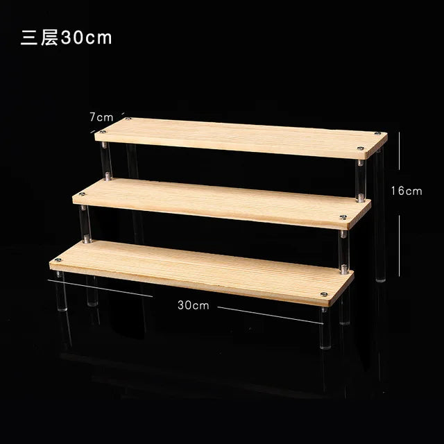 1–5 Tier Clear Acrylic Display Stand