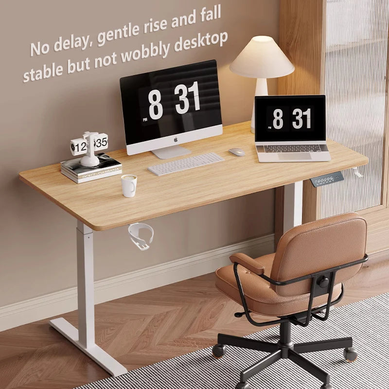 EleElectric Height Adjustable Sit-Stand Deskctric Height Adjustable Desk – Sit-Stand Computer Table for Home Office