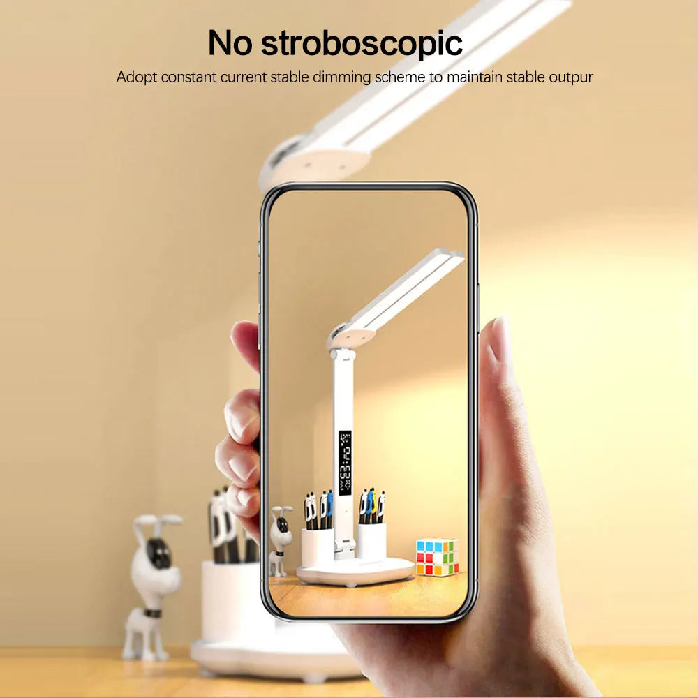 LED Desk Lamp with Calendar