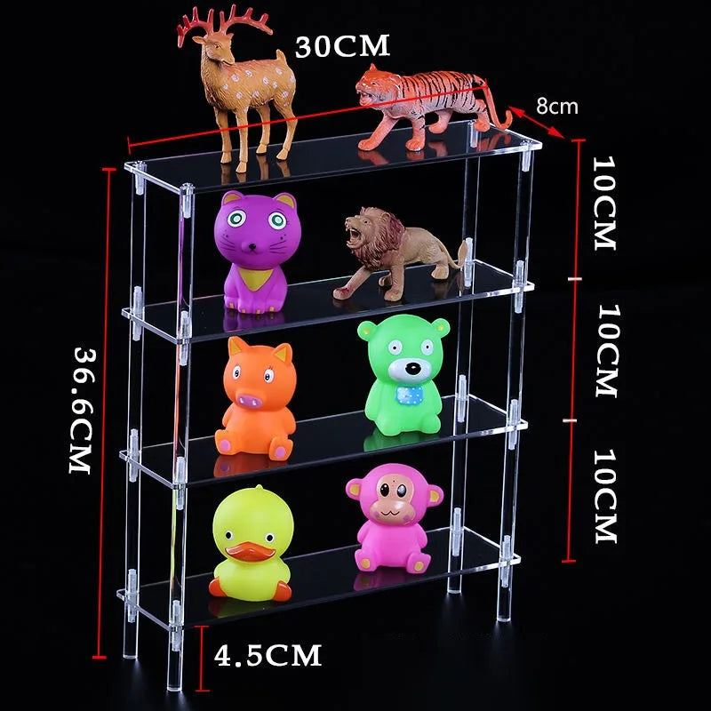 1–5 Tier Clear Acrylic Display Stand