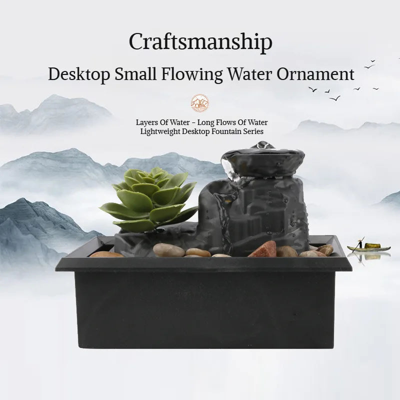 Desktop Feng Shui Waterfall Fountain