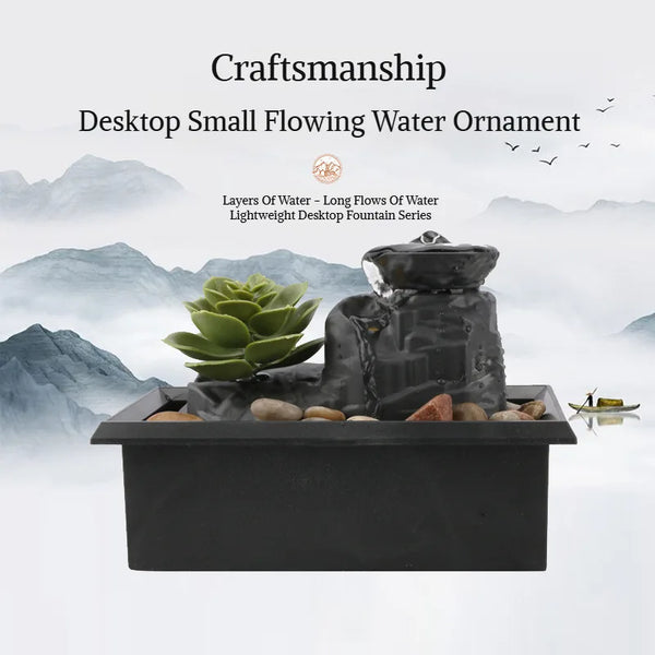 Desktop Feng Shui Waterfall Fountain