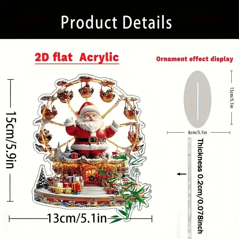 Bohemian Santa Claus Desktop Decoration