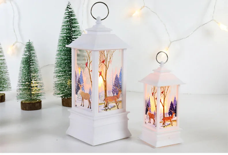 Christmas Snowman LED Candle Lamp