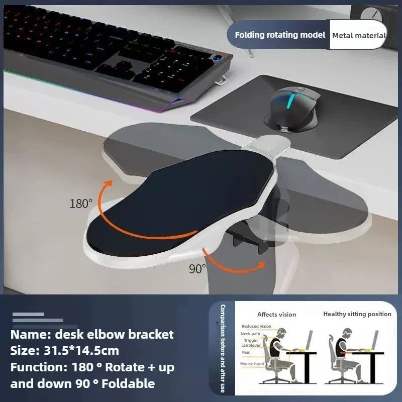Foldable Ergonomic Computer Arm Rest Pad