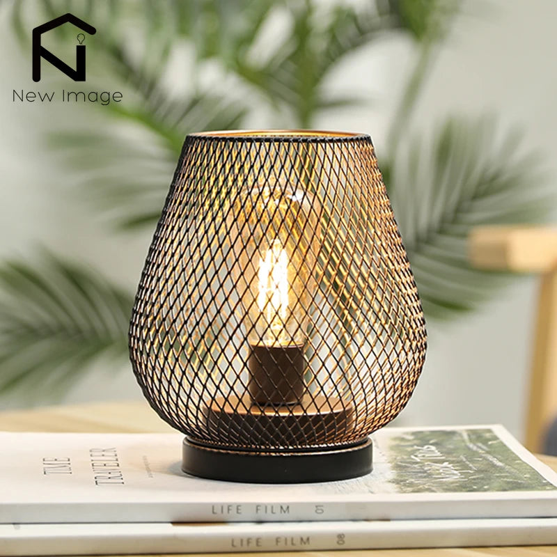 Nordic Metal Cage LED Candle Lantern