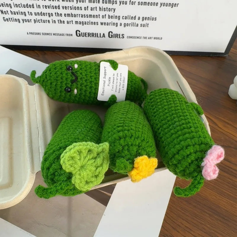 Funny Crochet Positive Energy Doll Set