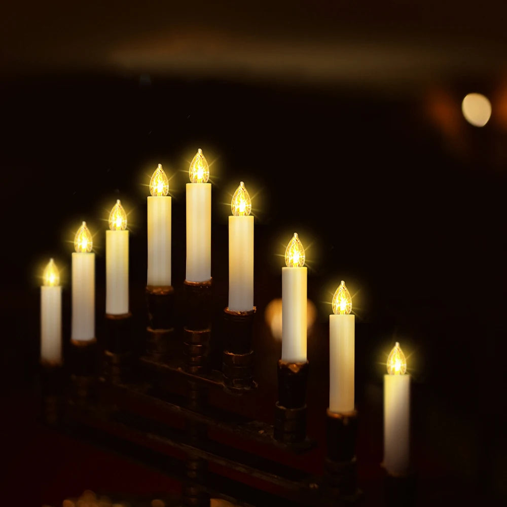 LED Flickering Window Candle