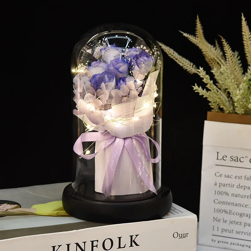 Eternal Rose LED Light Flower Gift