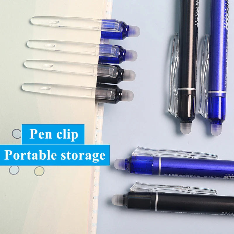 Gel Pen Set – Black & Blue Ink with Refills