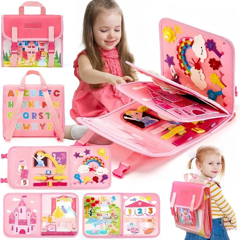 18-in-1 Montessori Busy Board for Toddlers